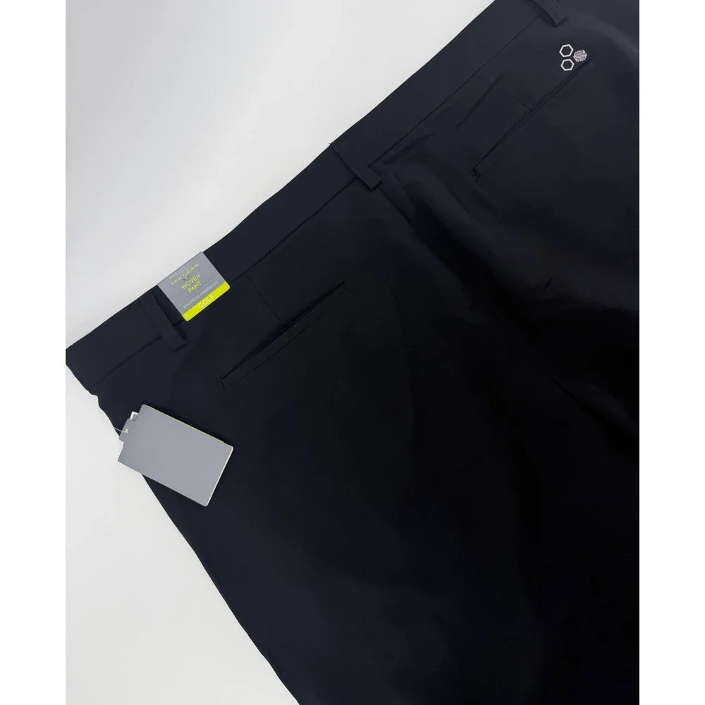 Tek Gear Mens‎ Big & Tall Golf Woven Pants Mineral Black 50x32 NEW